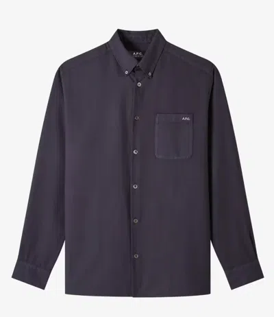 Apc A.p.c. Mateo Logo In Blue