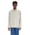 Apc Mateo Logo Shirt In Aae - Putty