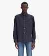 Apc Mateo Logo Shirt M Dark Navy Blue