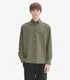 Apc A.p.c. Mateo Oversize Button-down Shirt In Khaki Green
