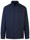 Apc A.p.c. Mateo Oversize Button-down Shirt In Navy