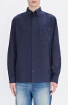 Apc A.p.c. Mateo Oversize Button-down Shirt In Navy