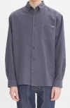 Apc A.p.c. Mateo Oversize Button-down Shirt In Steel Blue
