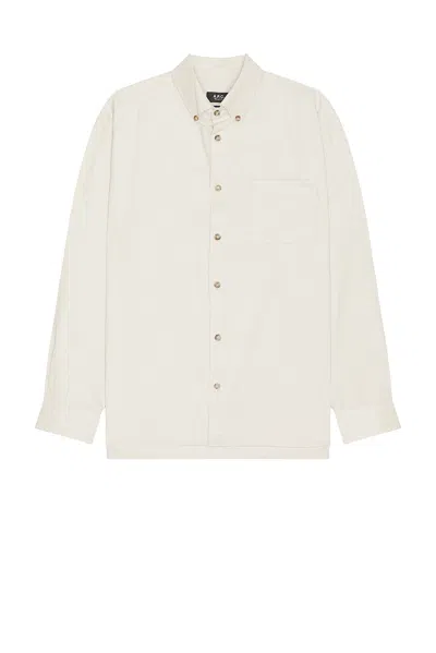 Apc Mateo Shirt In Mastic