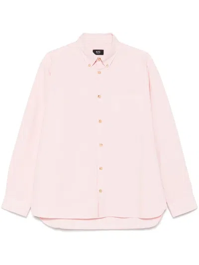 Apc Mateo Shirt In Pink