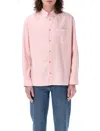 Apc Mateo Logo Shirt In Pink