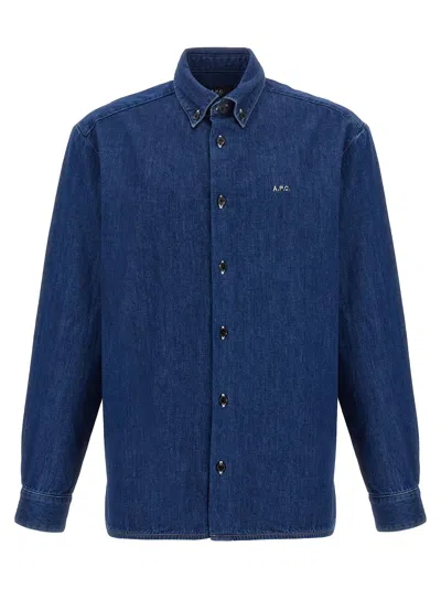 Apc Mathias Shirt In Blue