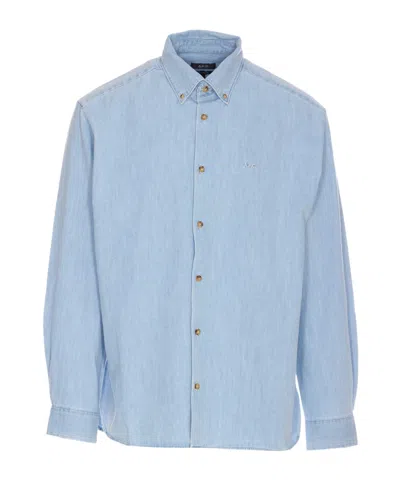 APC A.P.C. BUTTON-UP DENIM SHIRT