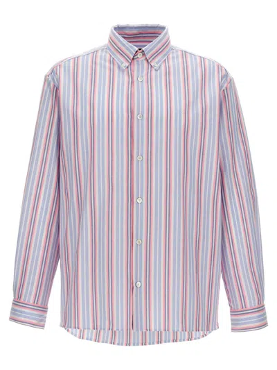 Apc A.p.c. Mathias Striped Oxford Shirt In Multicolor