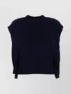 Apc A.p.c. Navy Blue Wool Mathilde Vest