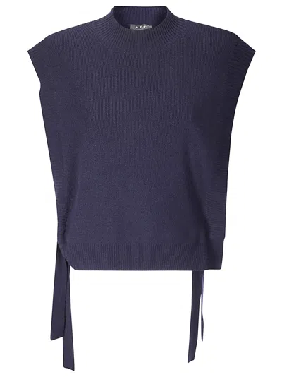 Apc A.p.c. Mathilde Sweater In Blue