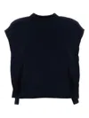 Apc A.p.c. Navy Blue Wool Mathilde Vest