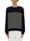 Apc A.p.c. Sweater "matthew" In Blue