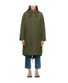 Apc Maxine Two-way Zipper Cotton Suit In Green