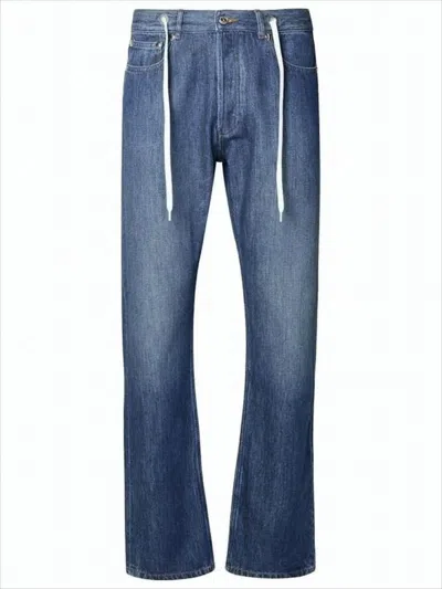 APC MEDIUM BLUE STRAIGHT-LEG DENIM PANTS