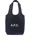 Apc Medium Ninon Denim Tote Bag