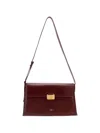 A.p.c. Medium Simone Leather Shoulder Bag In Red