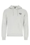 Apc A.p.c. Melange Grey Cotton Sweatshirt