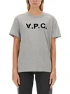Apc A.p.c. T-shirt Con Logo
