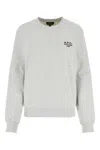 Apc Unisex Rue Madame Sweatshirt In Gray