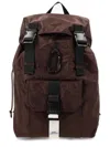 Apc A.p.c. A.p.c. Brown Trek Technical Backpack In Brown