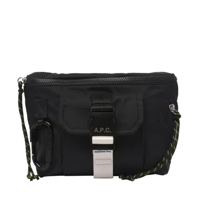 Apc A.p.c. Men Banane Trek Belt Bag In Black