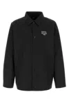 Apc A.p.c. Men Black Polyester Blend Regis Jacket In Black