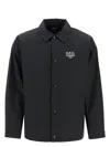 Apc Overshirt Regis In Misto Cotone In Black