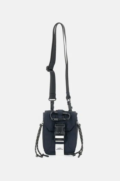 A.p.c. Men Crossbody Pouch Trek In White