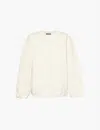Apc Mens Ecru Tame Impala Padded Relaxed-fit Cotton-jersey Sweatshirt In Ecru