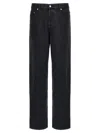 A.p.c. Straight-leg Black Cotton Fairfax Pants With Classic Five-pocket Design In Black