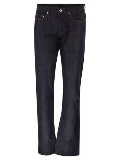 Apc A.p.c. Men Jean New Standard - Jeans In Pure Rigid Denim Cotton In Black