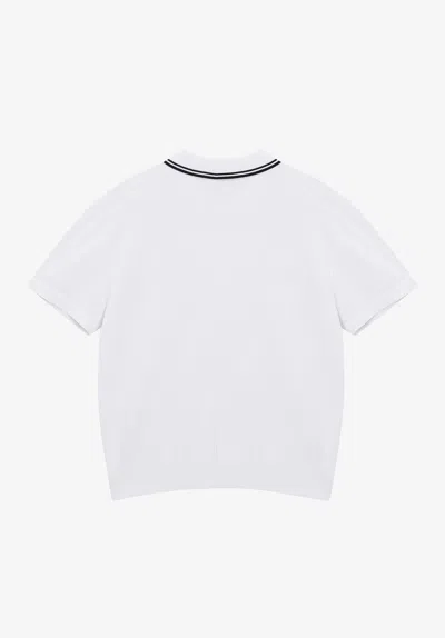 A.p.c. Men's Knit Polo A. P.c. Golf Size: Large In White