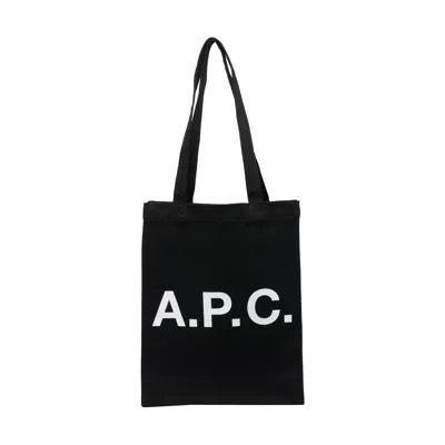 Apc A.p.c. Men Lou Tote Bag In Black