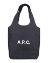 Apc Small Ninon Tote Bag In Indigo