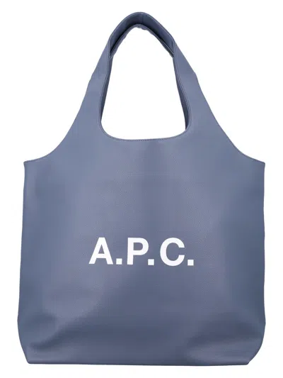 Apc Men's Ninon Tote Bag In Dark Navy