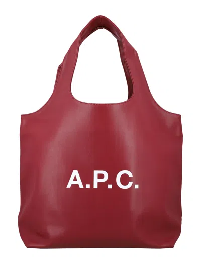 Apc Men's Ninon Tote Bag In Vino