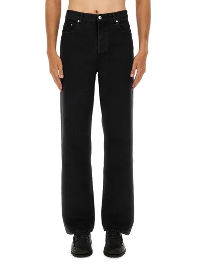 A.p.c. Multi-pocket Casual Trousers In Black