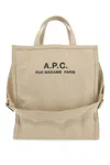 Apc Men's Rã©cupã©ration Canvas Shopping Bag In Beige
