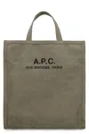 Apc Men's Rã©cupã©ration Canvas Shopping Bag In Khaki