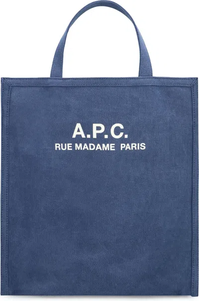 Apc Men's Recuperation Tote In Denim