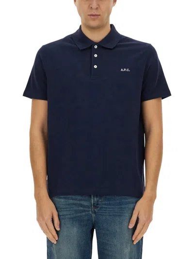 Apc A.p.c. T-shirts And Polos In Blue
