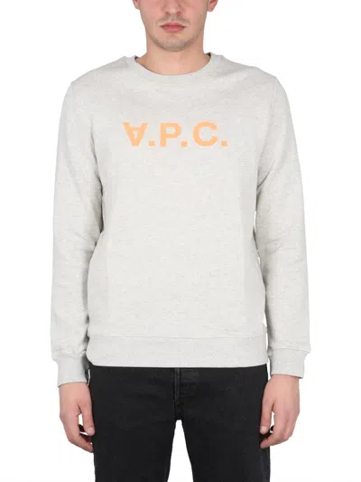 APC A.P.C. MEN SWEATSHIRT WITH V.P.C LOGO