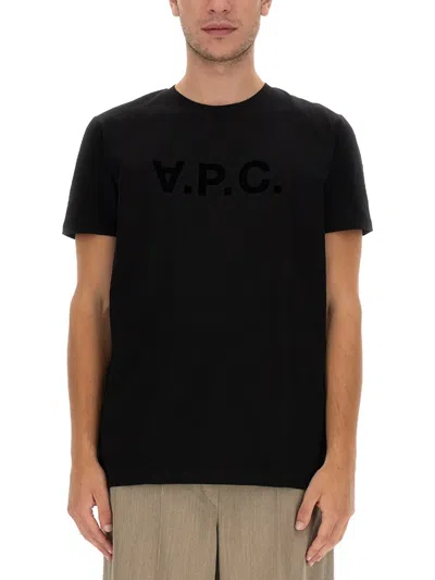 APC A.P.C. MEN T-SHIRT WITH LOGO