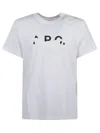 A.p.c. White Logo T-shirt In White