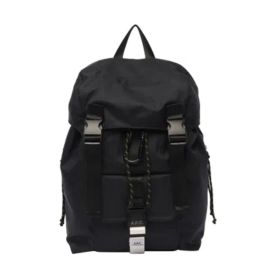 Apc A.p.c. Men Trek Backpack In Blue