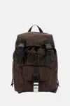A.p.c. Brown Trek Technical Backpack In Orange