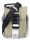 Apc Men's Trek Crossbody Pouch In Khaki