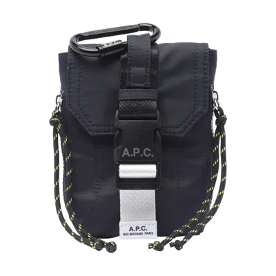 Apc A.p.c. Men Trek Pouch Crossbody Bag In Blue