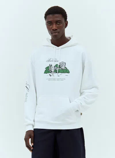 A.p.c. Men X Jjjjound Hooded Sweatshirt In White